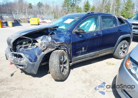 2014 Jeep Cherokee Trailhawk из США, поврежденный, VIN 1C4PJMBSXEW161218